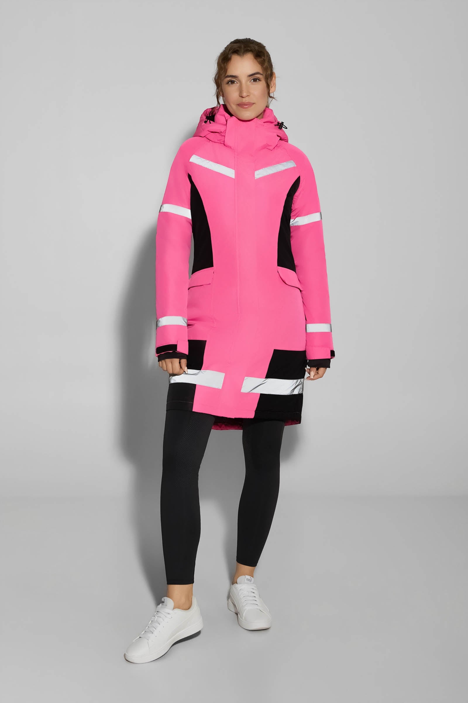 Horze Amaya Women's Hi-Vis Waterproof Coat Women’s Riding Clothing