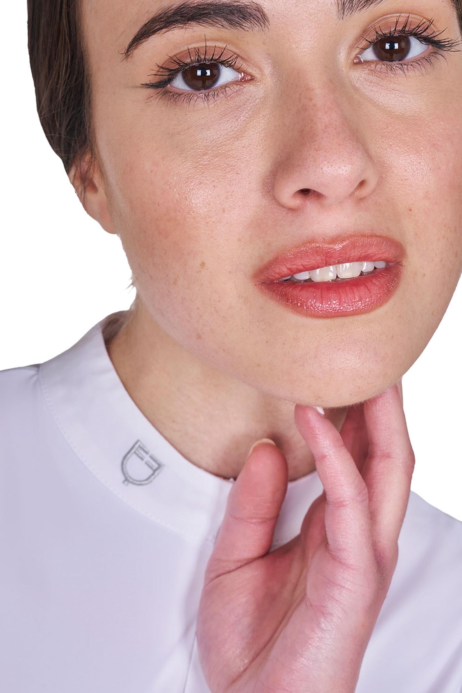 Equestro SS2026 Women's Invisible ZIP Competition Polo Shirt LS Women’s Riding Clothing